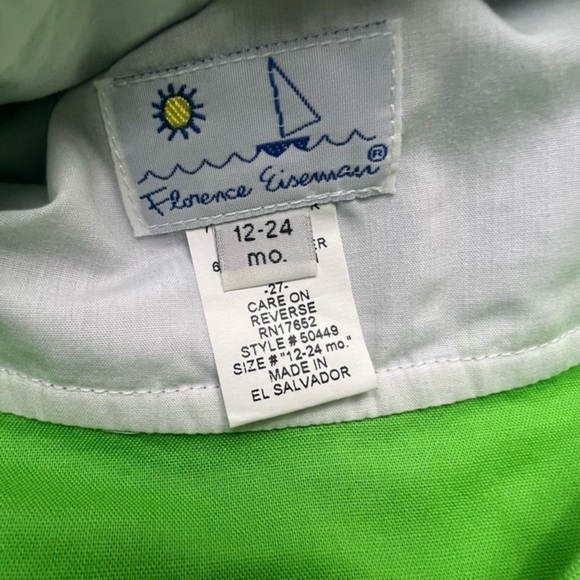 𝅺FLORENCE Eiseman Sun Hat - Blue & White Stripe - Perfect NWOT - Picture 2 of 2